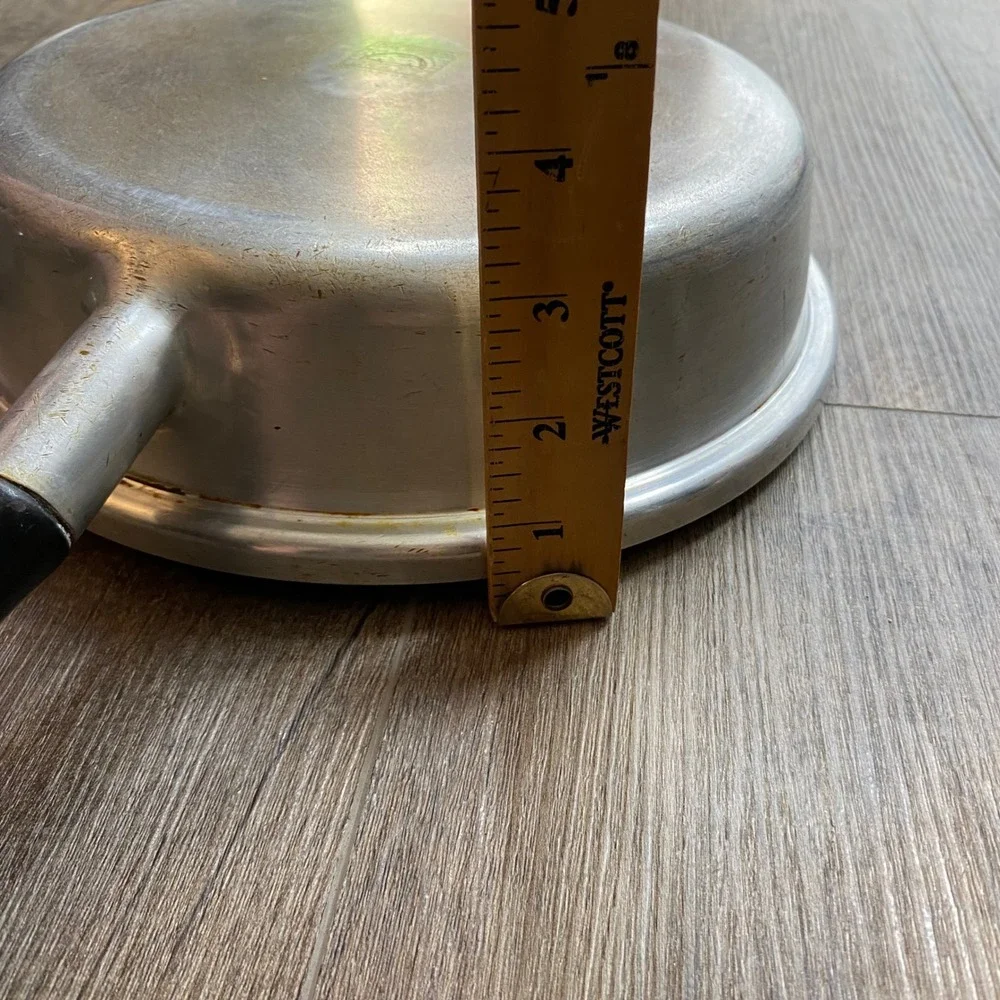 Vintage Kitchen Craft Aluminum Skillet with Perforated Steamer Insert USA Made
